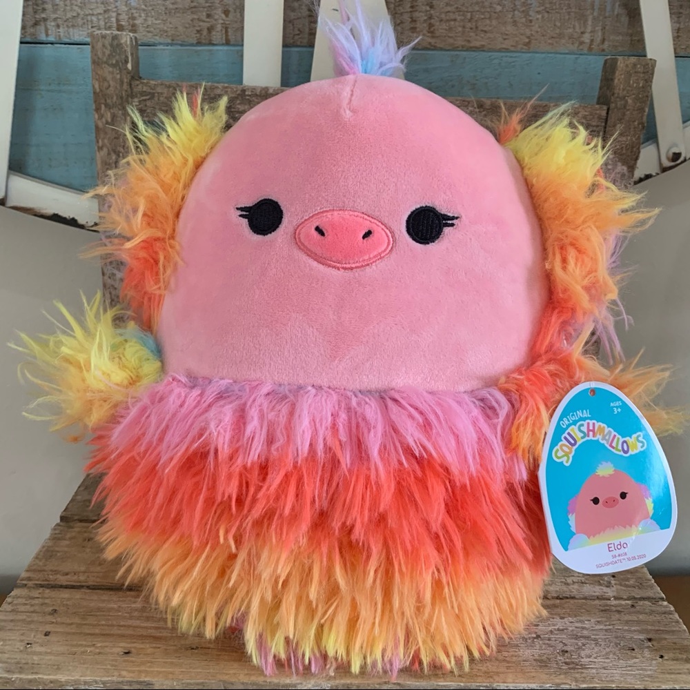 Squishmallow Elda 8 in Peacock !